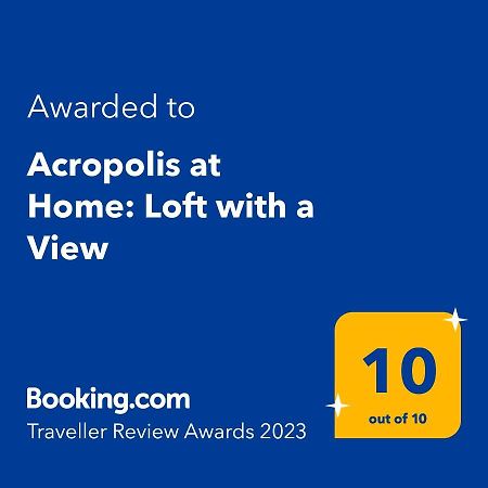 Acropolis At Home: Loft With A View Athen Exterior foto